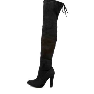 Suede over the knee boots